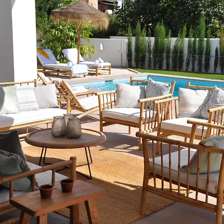 Azuro Spectacular Ibiza Style With Heated Private Pool Near Padel Court Villa *